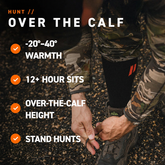 Hunt Over The Calf Socks